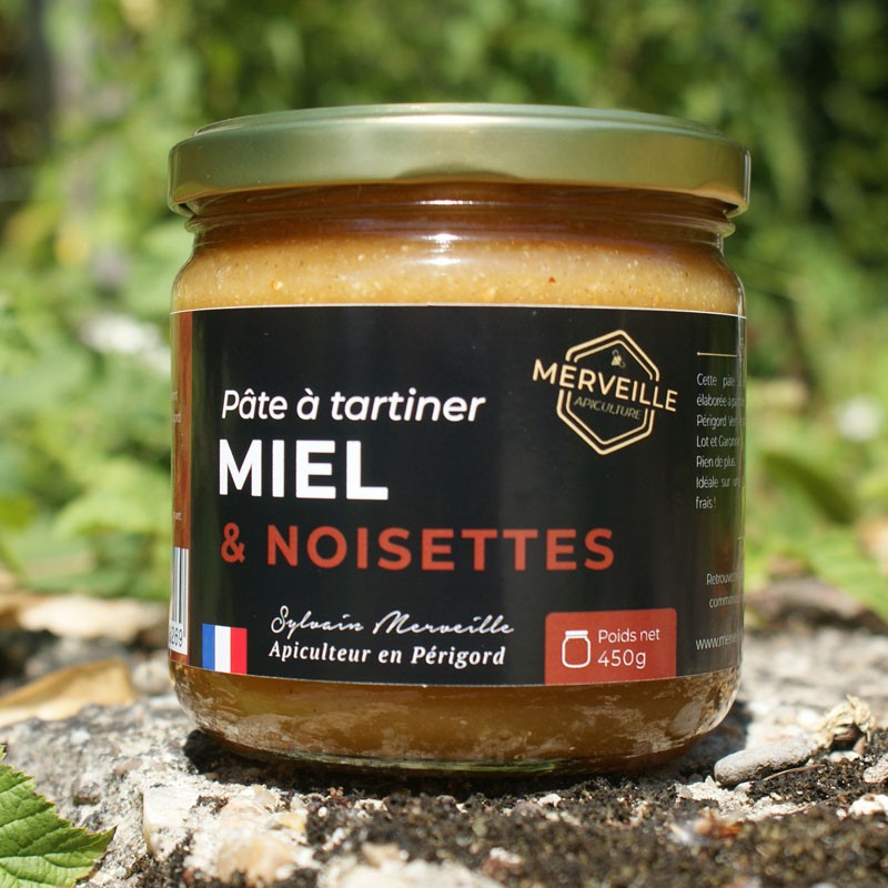 Pâte à tartiner miel noisette - Office de Tourisme de Picardie Verte